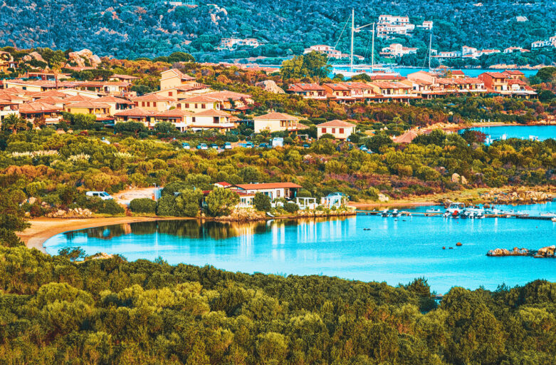 Vista su Porto Rotondo in Golfo degli Aranci